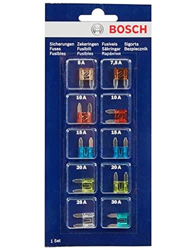 [1987529038] Fusible FLOSSER / SET / Uña / 5 / 7.5 / 10 / 15 / 20 / 25 / / BOSCH-