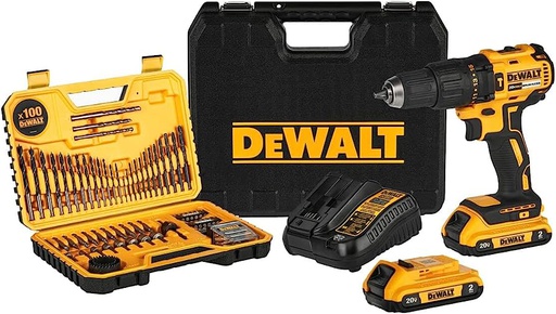 [DCD7781S2A] Taladro inalambrico 20 V DEWALT Lithium / Sin Carbones / Percucion / DEWALT-7-C-2-C-1
