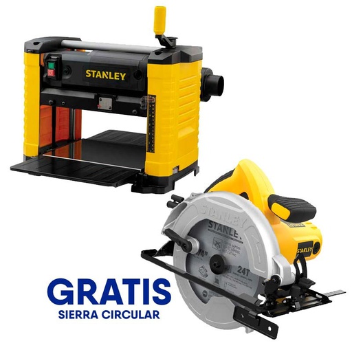 [STP18-B3] Cepilladora STANLEY Portatil de 12-1/2 / Gratis SC16-B3 / DEWALT-PISO 1