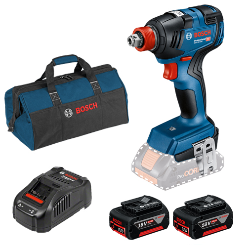 [19J2-COMBO] Atornillador de Impacto 18V BOSCH GDX 18V-200 / 2- Baterias 1- Cargador / BOSCH-