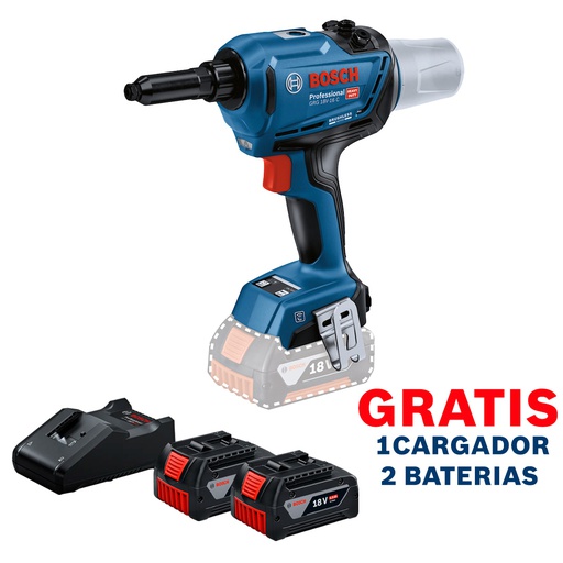 [19K5-0E0-OF] Remachadora Bateria GRG 18V-16 C /  BARETOOL / GRATIS 2-BATERIA + 1-CARGADOR  / BOSCH-13-C-2-A