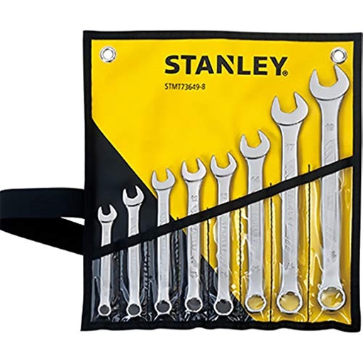 [STMT73649-LA] Llaves Combinadas METRICAS 14 Piezas / 8 ,9 ,10, 11, 12, 13, 14, 15, 16, 17, 18, 19, 22, 24 MM, STANLEY / DEWALT-6-A-3