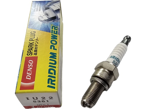 [IU22] Bujia MOTO IU22 IRIDIO DENSO / Suzuki GS125 / Suzuki Gixxer 150 / DENSO U22 / BOSCH UR3CC / NGK CR7EIX / BOSCH-