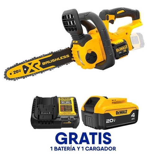 [DCCS620B-OF] Moto Sierra 12" DEWALT 20V XR / BARETOOL / GRATIS DCB204 + DCB1104 / DEWALT-(B2)-VENTANA-1