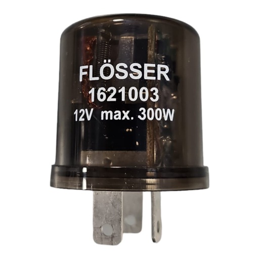 [1621003] Impulsor Intermitente (FLASHER) 12V / 3 Terminales MAX 300W FLOSSER  / BOSCH-