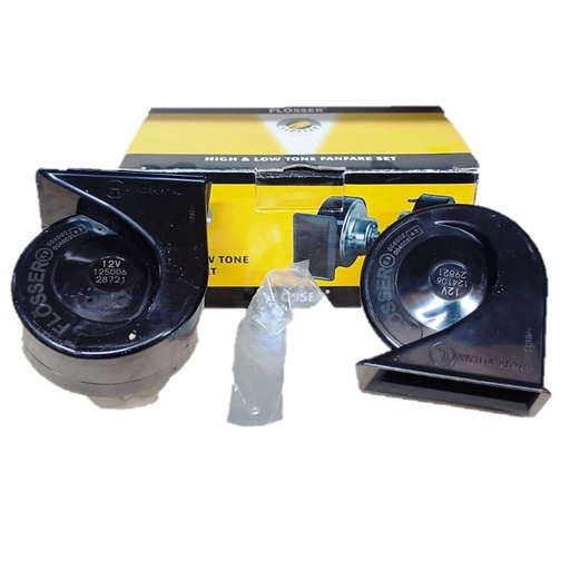 [129206] Bocina de Caracol CR8 / 12V / ( Par, Grave y Aguda ) FLOSSER / BOSCH-