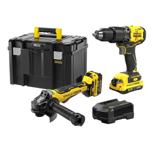 [SBDG280D1M1T-B3] Combo Taladro SBDG280D1M1T-B3 / SBD715+SBG700 / 1 Bateria 4 Amp + 1 Bateria 2 Amp / 1 Cargador / 20 Voltios / DEWALT-